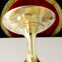 Старинна бронзова чаша за коняк,бренди. , снимка 5 - Антикварни и старинни предмети - 34568886