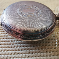Старинен сребърен часовник, снимка 3 - Антикварни и старинни предмети - 36489001
