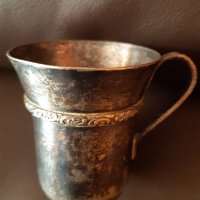 Посребрена чаша , снимка 1 - Антикварни и старинни предмети - 35351453