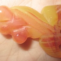 Ахат жълт естествен, Златна Риба, рибка 35 карата, снимка 2 - Колекции - 34929377