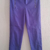 Виолетов панталон тип пурети, снимка 3 - Панталони - 38500393