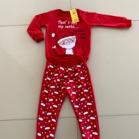 Коледен комплект Дядо Коледа размер 98 , снимка 1 - Детски комплекти - 26967099
