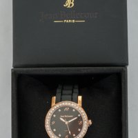 Дамски часовник в розовозлатисто и черно Jean Bellecour