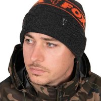Шапка Fox Collection Beanie Hat - Black & Orange, снимка 2 - Такъми - 43086219