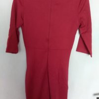 червена рокля, снимка 3 - Рокли - 26825504