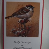 Картичка птички Presttige Kerstdagen en Gelukkig Nieuwajaar 1, снимка 1 - Колекции - 28491716