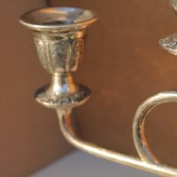 Сребърни свещници 2360 грама , снимка 6 - Антикварни и старинни предмети - 39675140