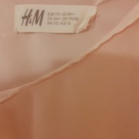 Нежна блуза в прасковен цвят - НМ, снимка 3 - Блузи с дълъг ръкав и пуловери - 37300544