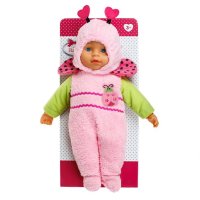 Кукла Бебе Облечена като Калинка Розова 50см, снимка 3 - Кукли - 43298018