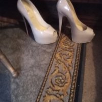 Стилни обувки  Cristian Louloutin Highness 160mm, снимка 1 - Дамски елегантни обувки - 43352321