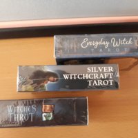 Таро карти: Witches Tarot & Silver Witchcraft Tarot & Everyday Witch Tarot, снимка 3 - Карти за игра - 33679329