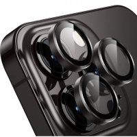 Цветен протектор за Камера iPhone 15 Pro, Черен, снимка 1 - Фолия, протектори - 43033502