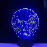3D лампа с дистанционно Sailor Moon, снимка 3 - Други - 43473695