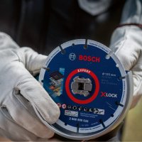 Bosch metal wheel диамантен диск за рязане на метал ф125х1,5, X-lock, 2.608.601.209, снимка 4 - Други инструменти - 36187244