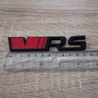 Skoda VRS шкода ВРС емблеми надписи червено с черно, снимка 3 - Аксесоари и консумативи - 38789880
