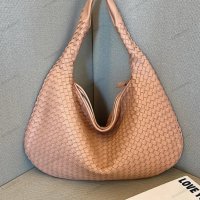 Френска дамска тъкана чанта от висок клас, универсална чанта за рамо под мишниците, 11цвята, снимка 7 - Чанти - 42111425