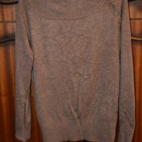 Кафява есенна блуза Clockhouse, снимка 1 - Блузи с дълъг ръкав и пуловери - 26680343