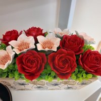 Кашпи с цветя изработени от керамика, снимка 4 - Декорация за дома - 43820703