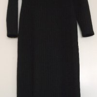 Класическа дълга черна рокля на PlЕIN FUTUR, снимка 1 - Рокли - 42935935