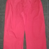 Памучен панталон "Identic" / червен панталон голям размер , снимка 1 - Панталони - 26213848