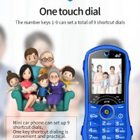 Мобилен телефон с бутони 1.8" Мини Студентски GSM с две SIM карти MP3 Луксозен малък без капаче с въ, снимка 12 - Телефони с две сим карти - 38308789