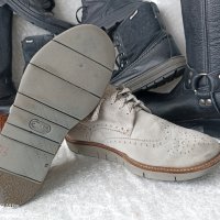 мъжки обувки Оксфорд, 42 - 43, 100% естествена кожа= велур, снимка 10 - Ежедневни обувки - 43187487