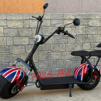 Електрически скутер ’Harley’ 1500W 60V+LED Дисплей+Преден LED фар+Bluetooth+Аларма+Габарити-2024г, снимка 14 - Мотоциклети и мототехника - 36385536