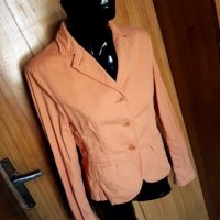 Оранжево сако С/М , снимка 2 - Сака - 14245300