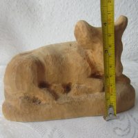 Вол бик крава дървена фигура статуетка, снимка 7 - Статуетки - 37587768