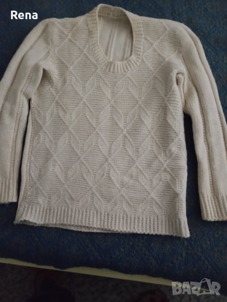 Мъжки пуловер ръчно плетиво , снимка 1