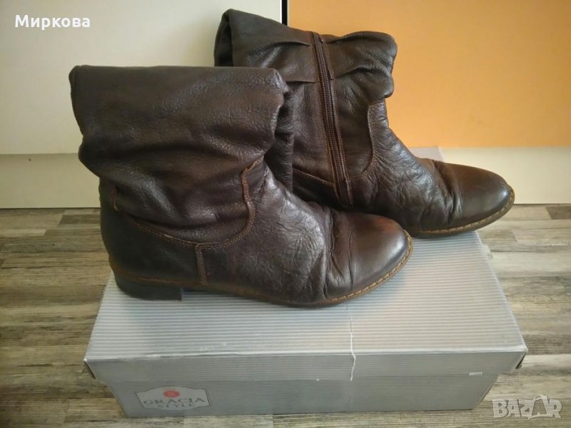ЕСТЕСТВЕНА КОЖА!!! Стилни и елегантни ботуши, снимка 1