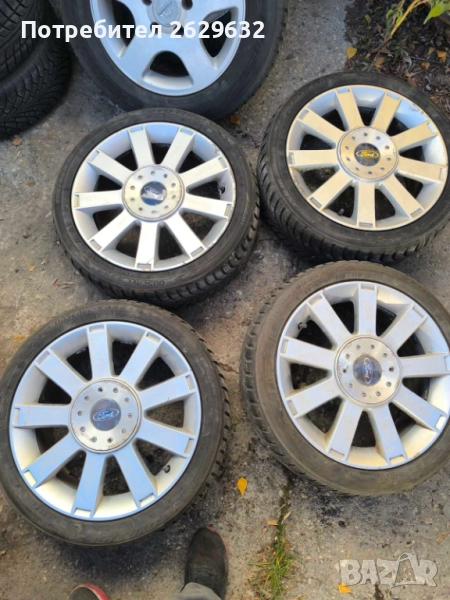 Джанти 16 с зимни гуми за Форд 4x108, снимка 1