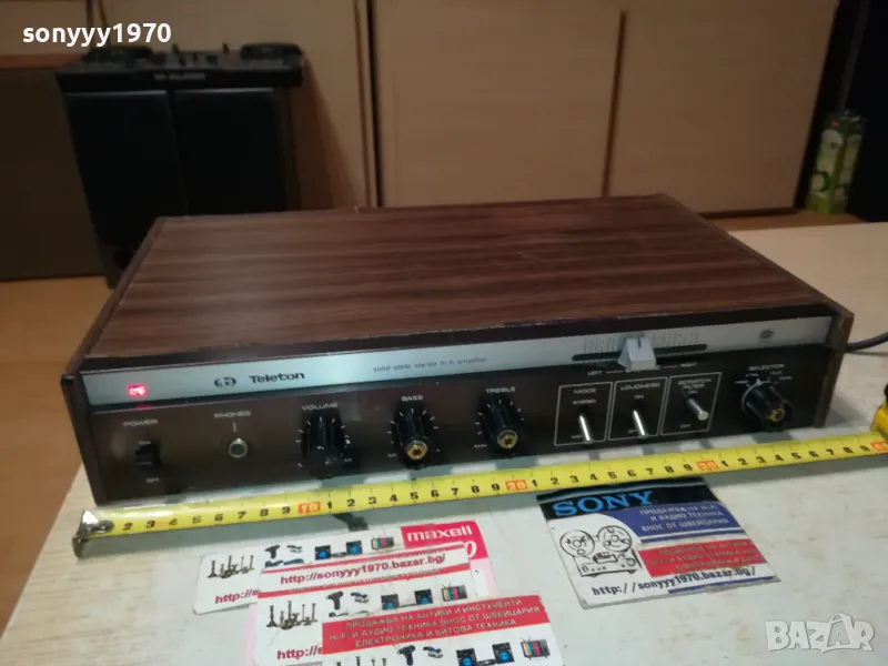 TELETON STEREO AMPLIFIER-ВНОС SWISS 0711240813, снимка 1