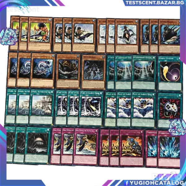 Yu-Gi-Oh! A Legendary Fisherman Umi Deck - Ready to Play дек за игра YuGiOh Yu-Gi-Oh!, снимка 1