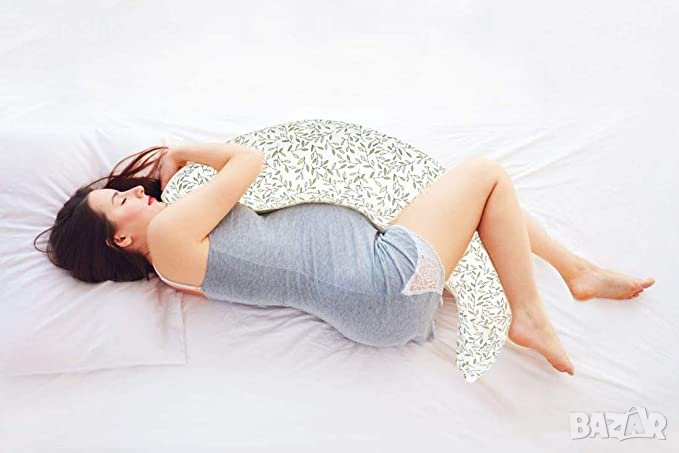 Възглавница за кърмене и бременност за новородени Naforye Улеснява съня, Еластична и мека - Italian , снимка 1