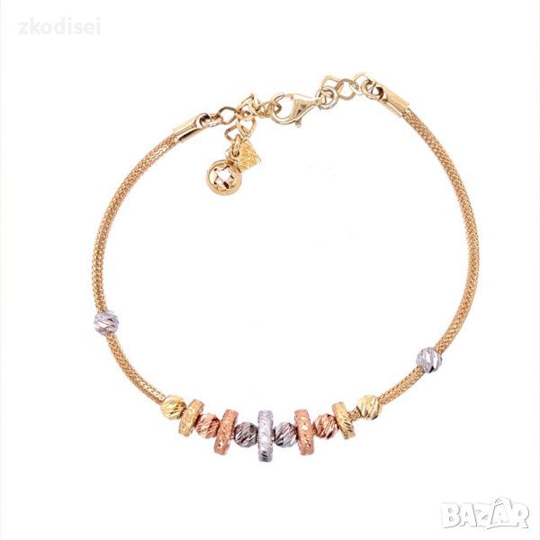 Златна дамска гривна 5,20гр. 19см. 14кр. проба:585 модел:20494-2, снимка 1