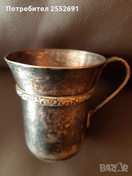 Посребрена чаша , снимка 1