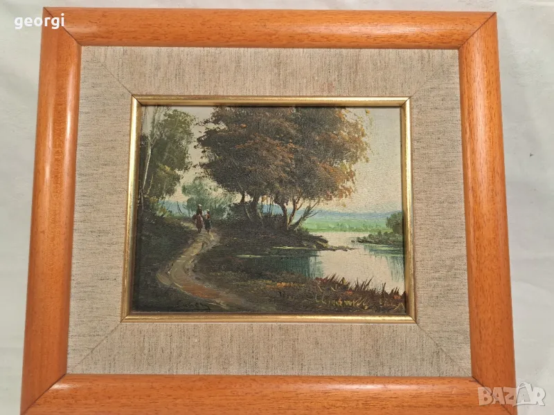 картина с маслени бои върху платно    11/5, снимка 1