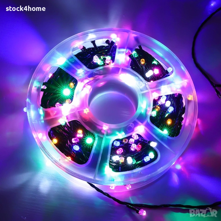 Водоустойчиви Коледни Led лампички Звездно небе - 50 метра 240 светлини, снимка 1