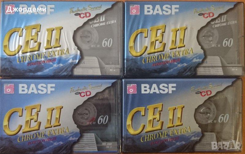 Аудио касети /аудио касета/ BASF CEII Chrome Extra 60 мин., снимка 1