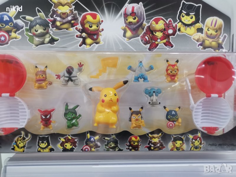 сет pokemon Покемон Пикачу фигурки PVC за игра и украса торта декорация играчки, снимка 1