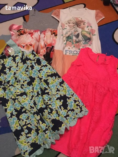 Детски рокли за 5-6 години, снимка 1