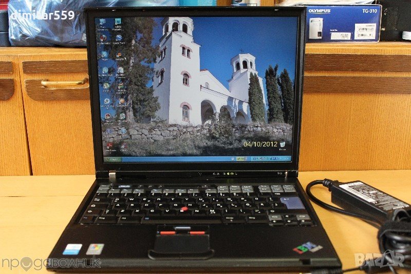 Лаптоп IBM Lenovo Thinkpad T40, снимка 1