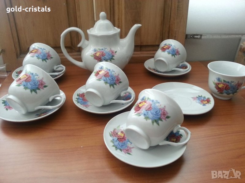 Стар порцелан чаши за чай кафе , снимка 1