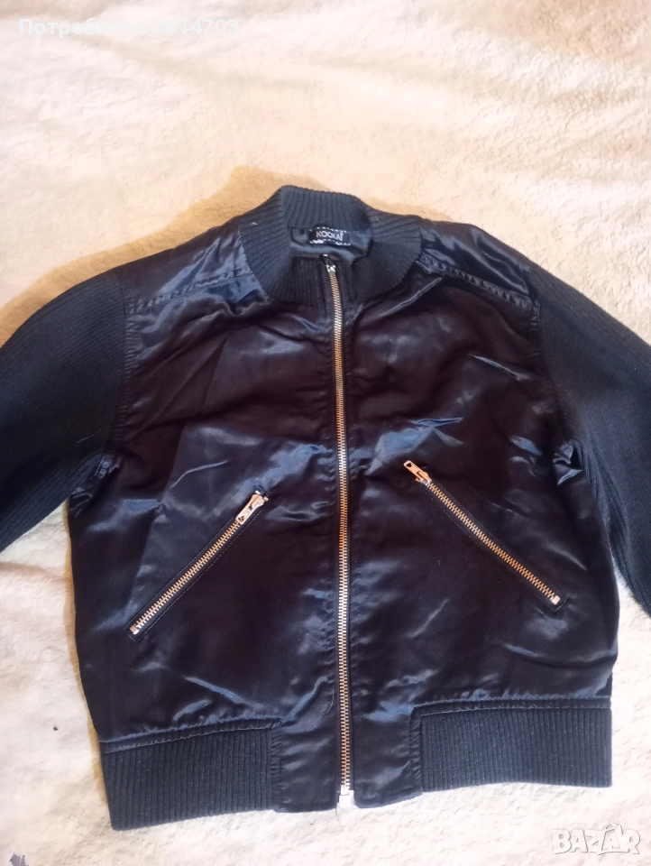 дамско яке, черно, снимка 1