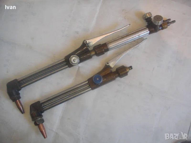 X21 ПРОФЕСИОНАЛЕН ОКСИЖЕНЕН РЕЗАК РЕЗАЧ ГАЗО-КИСЛОРОДНО-АЦЕТИЛЕНОВО РЯЗАНЕ ЗАВАРЯВАНЕ СПОЯВАНЕ 53см, снимка 1