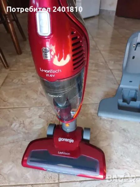 Безкабелна вертикална прахосмукачка 2 in 1 Gorenje (като НОВА), снимка 1