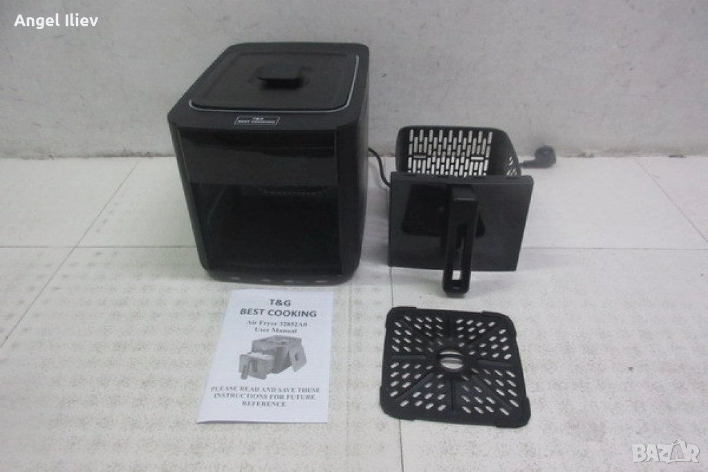 Air Fryer 32852A Две в 1/ 4.3L + top grill - 1500W (NEW), снимка 1