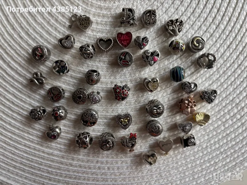 Сребърни талисмани Pandora, снимка 1