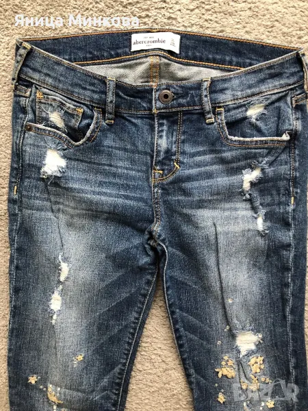 Детски дънки Abercrombie, ръст до 164 см, снимка 1